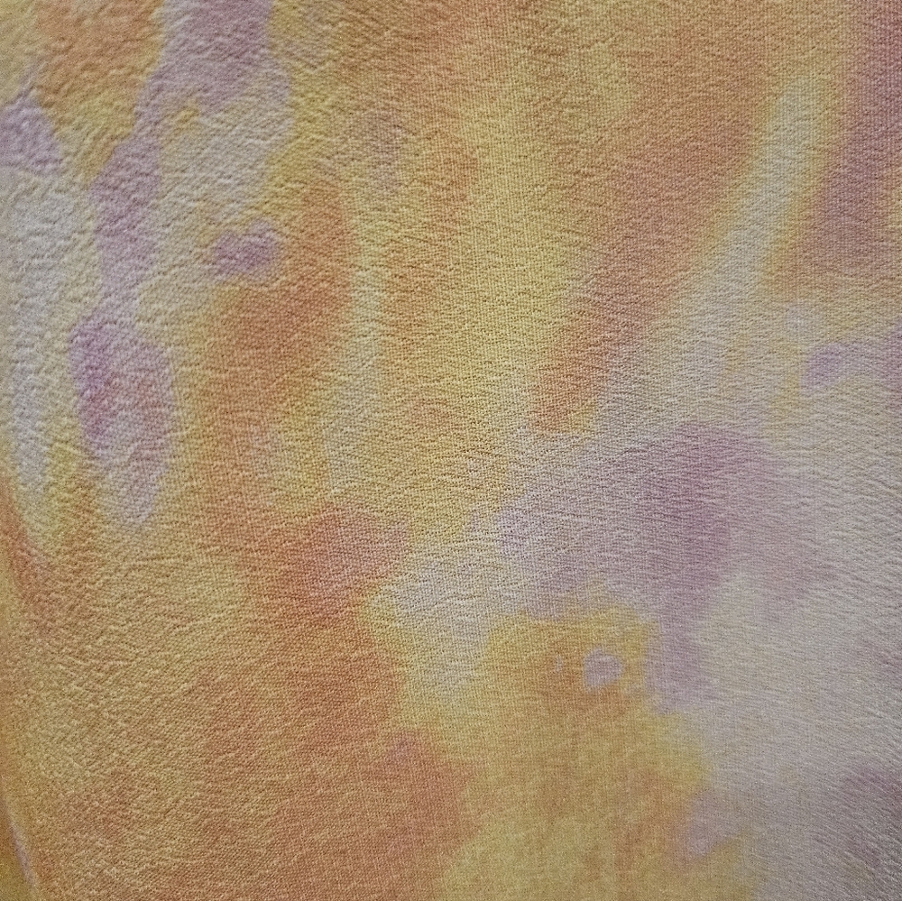 Style & Co Yellow and Pink Tie-Dye Maxi Dress Size M - Picture 2 of 11